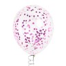 Конфетти фольга Круг, Розовый, Металлик