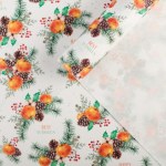 Упаковочная бумага новогодняя крафтовая «Мандариновое настроение» #нг
