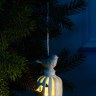 Подвеска светодиодная «Птичка», 1 LED, керамика, свечение тёплое белое