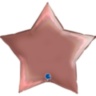 G Звезда Розовое золото голография / Star Rose Gold Glitter Holographic