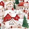 Конверт для денег С Новым Годом! Заснеженные домики #нг
