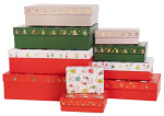 Коробка подарочная Новогоднее ассорти, Металлик #нг