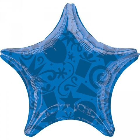 РАСПРОДАЖА! Звезда Шары и Подарки Синяя / Festive Blue Star S30
