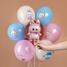 Шар с клапаном Мини-фигура, Плюшевый эльф, Розовый