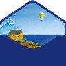 Конверт для денег Премиум Курс на счастье, Синий