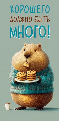 Конверт для денег Хорошего должно быть много! Хомячок