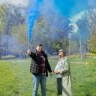 Дым (ручной) Гендер Пати, Узнай Кто?., Голубой