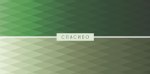 Конверт для денег Спасибо, зеленый орнамет, вырубка