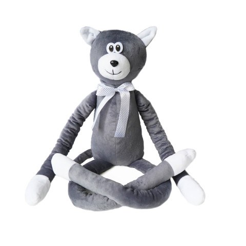 Мягкая игрушка "Кот обнимашка", Серый