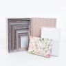 Коробка Флористический декор, Ассорти, Металлик