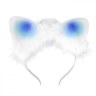 Распродажа Ободок "Ушки Кошки" Белый с подсветкой