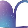 Набор мини-открыток Валентинка Ты мой космос