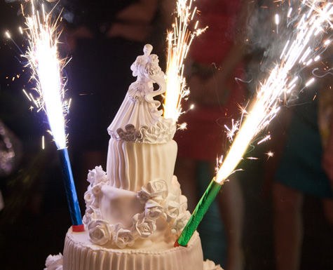 Фейерверк для торта (холодный фонтан)