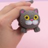 Мялка антистресс Кот - тянучка «Soft cat», grey