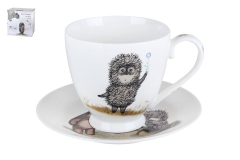 Пара чайная круглая Ежик в тумане Пара чайная круглая Ежик в тумане