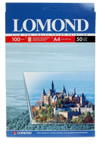 Пленка прозрачная Lomond PE Ink Jet Film ПОШТУЧНО