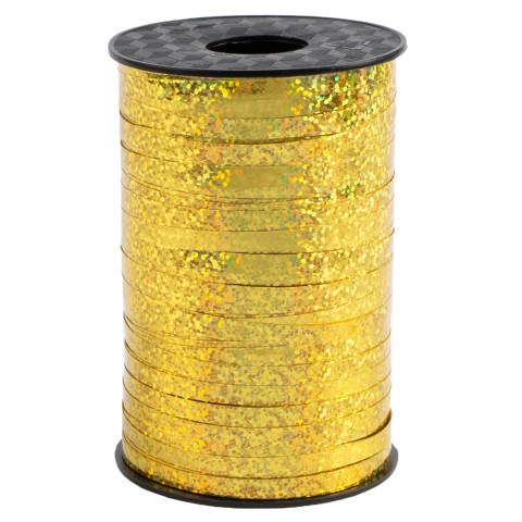 Лента полипропиленовая Золото, голография