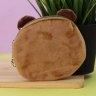 Кошелёк плюшевый "Cute Capybara", коричневый