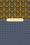 Открытка С Юбилеем, строгий орнамент, Лак твин, фольга холодная