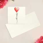 Набор мини-открыток «I Love you», cердечко