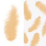 Перья Премиум, Персиковый