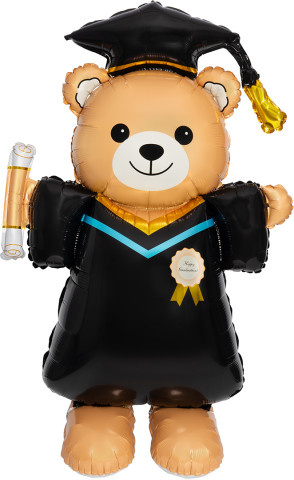 Фигура 3D Мишка Выпускник