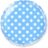 Круг Горох (Голубой, точки) / Dots Blue Flex Metal