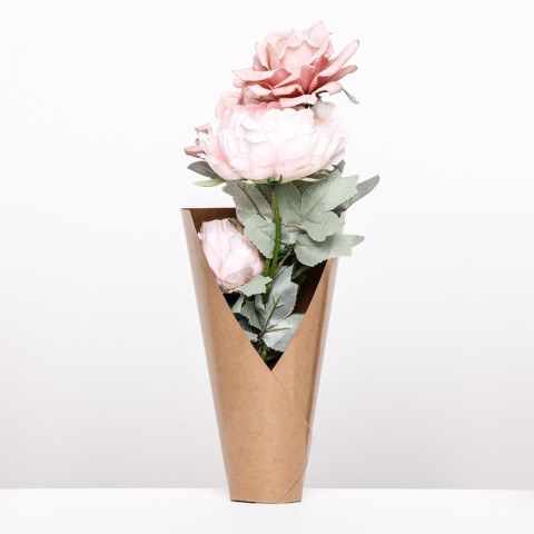 Набор конусов флористических без дна, складной, крафт