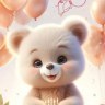 Конверт для денег, С Днем Рождения! (мишка с тортиком)