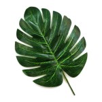 Лист Монстера, искусственный, Зеленый