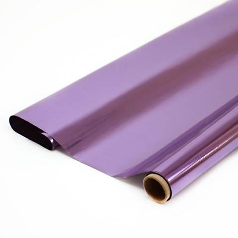 Пленка для цветов "Металл Сиреневая"