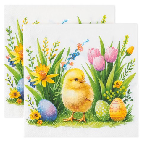 Сервировочные салфетки, Веселый цыпленок