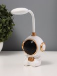 Ночник «Космонавт» LED 3 Вт USB АКБ, бело-золотой