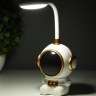 Ночник «Космонавт» LED 3 Вт USB АКБ, бело-золотой