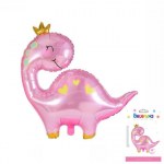 Фигура Динозаврик розовый в упаковке / Pink Dragon