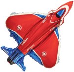 FM Фигура Супер истребитель самолет Красный
