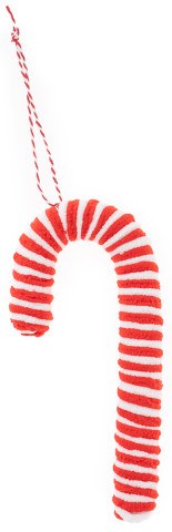 Декоративное украшение, Леденец трость, Красный/Белый