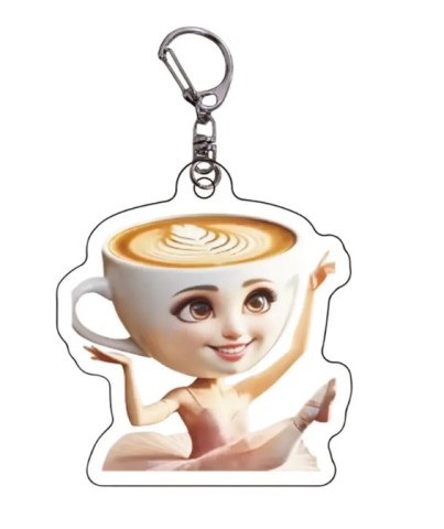 Брелок с карабином Мемы итальянские Микс 8 видов, акрил