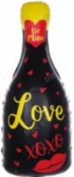 Фигура Бутылка Шампанское "Love", Черный