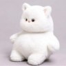 Мягкая игрушка Толстый кот, Белый