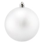 Новогодний шар Белый матовый