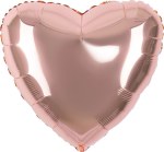 FM Сердце Розовое Золото