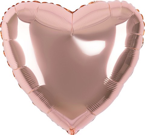 FM Сердце Розовое Золото