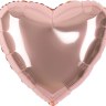 FM Сердце Розовое Золото