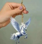 Подвеска Пегас единорог, акрил