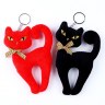 Мягкая игрушка «Кошечка», на брелоке, цвета МИКС