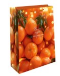 Пакет подарочный Время чудес и мандаринок #нг