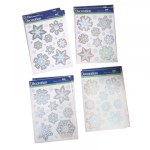 Новогодний декор, Наклейки "Снежинки" Новогодний декор, Наклейки "Снежинки"