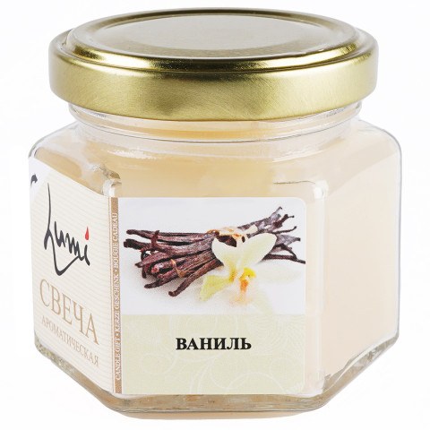 Свеча ароматическая, в банке, Ваниль