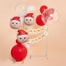 Фигура Новогодний котик, Сатин #нг
